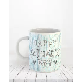Mug Happy Father's Day 1 impression de mugs personnalisés, photos, texte