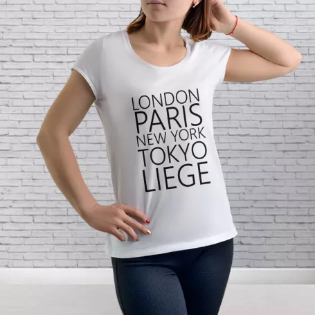 London, Paris, Liège - Teejii - personnalisation de textiles à Verviers