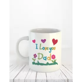 Mug I Love you Dad? impression de mugs personnalisés, photos, texte