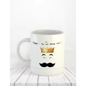 Mug Mon Papa mon Roi impression de mugs personnalisés, photos, textes