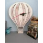 Horloge Montgolfière personnalisée avec le prénom de votre petit loulou