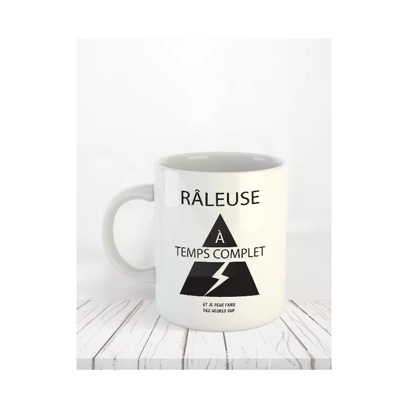 Mug Râleuse à temps complet impression de mugs personnalisés Verviers