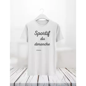 Sportif du dimanche - Teejii votre T-shirt personnalisé à Verviers