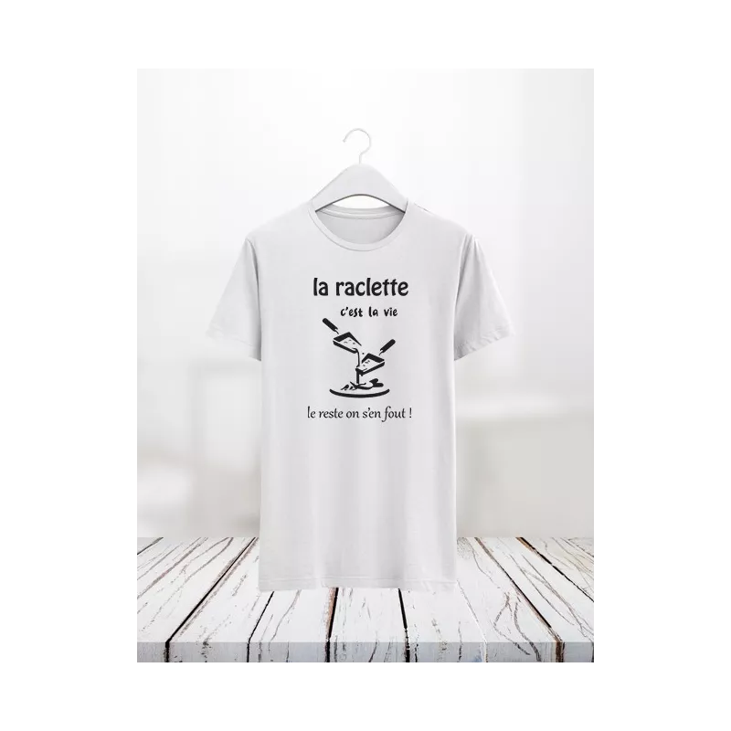 La raclette c'est la vie - Teejii - impression de T-shirts personnalisés
